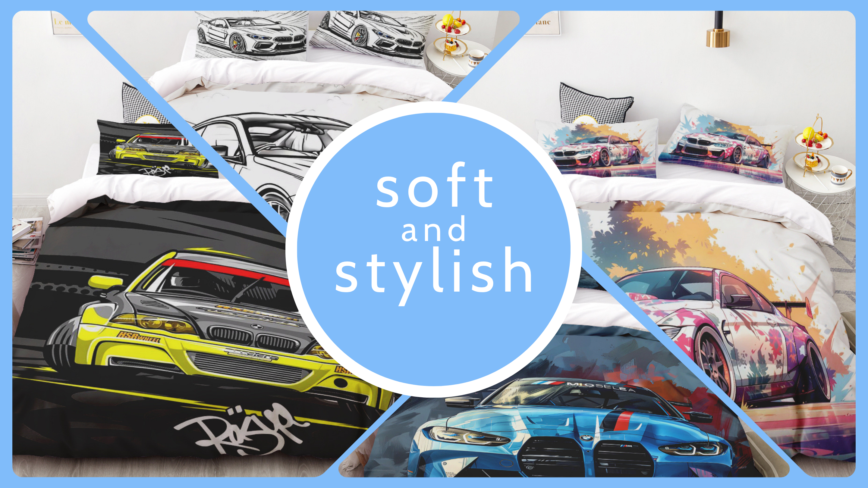 Bedding Sets with Automotive Themes