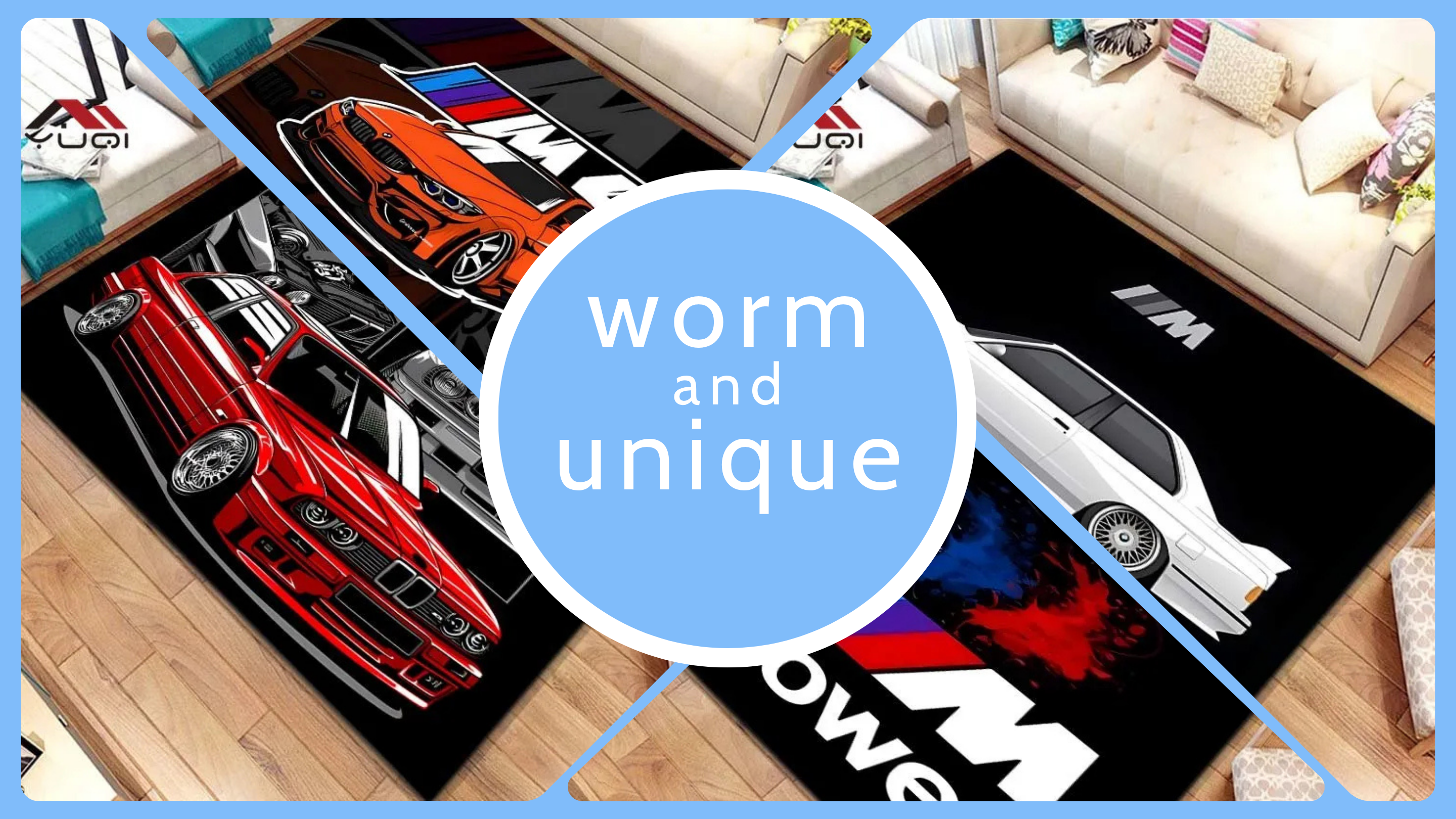 Carpet with Automotive Themes