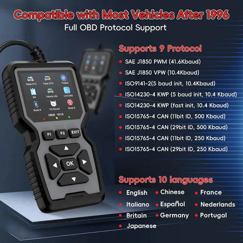 Professional OBD2 Diagnostic Scanner — Fast, Accurate & Easy to Use