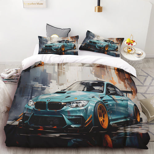 Bedding set with BMW theme