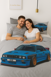 Luxurious Bedding Set with BMW Themes. Duvet Cover with Pillowcases - elevate your bedroom decor Bettwäsche Set bmw e30