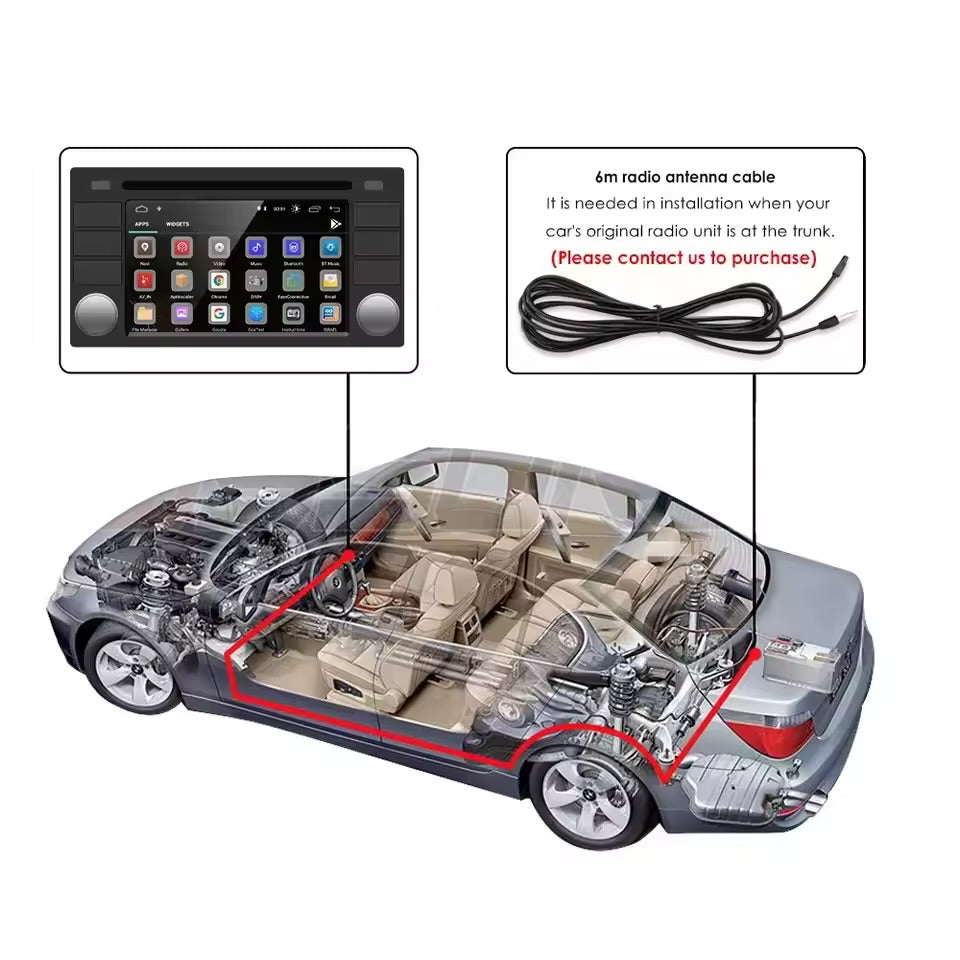 Android 14 Auto Carplay For BMW E39