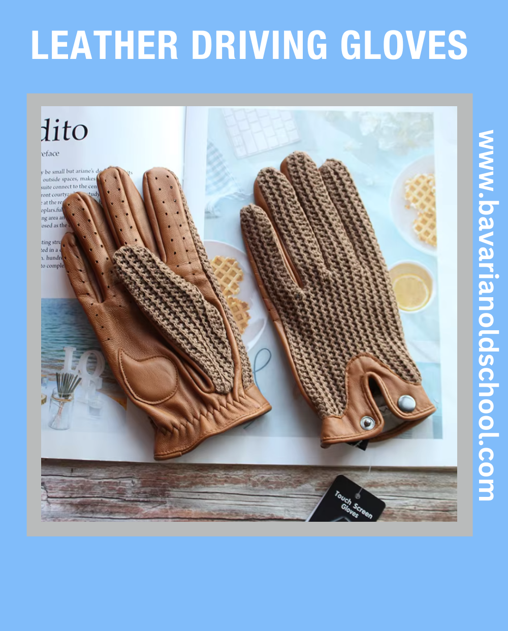 oldtimer handschuhe Old School Lederfahrhandschuhe – Bavarian Old School