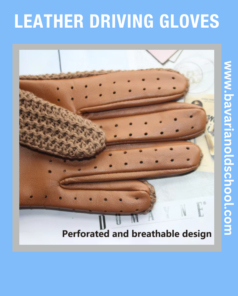 oldtimer handschuhe Old School Lederfahrhandschuhe – Bavarian Old School