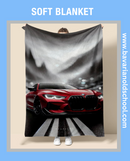 Luxurious Soft Blanket with BMW Themes. Elevate your bedroom or livingroom decor. Cozy Flannel Banket - Weiche Decke. Bavarian Old School