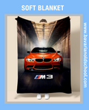 Luxurious Soft Blanket with BMW Themes. Elevate your bedroom or livingroom decor. Cozy Flannel Banket - Weiche Decke. Bavarian Old School