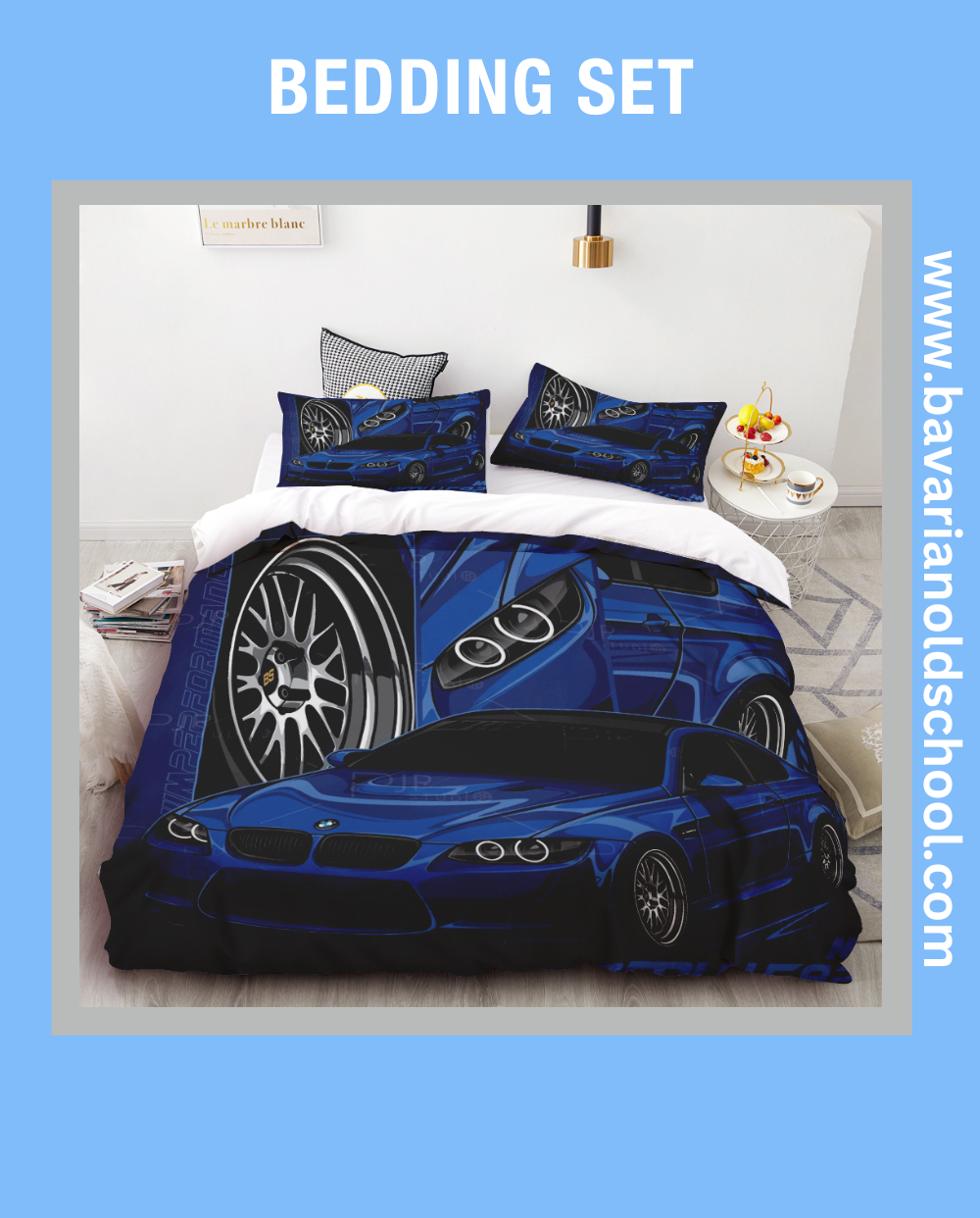 Bedding set BMW M4 F82 Blue