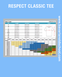 T-shirt featuring a BMW E30 design with the text 'Respektieren Sie Ihren Ältesten,' celebrating classic automotive heritage. Bavarin old school