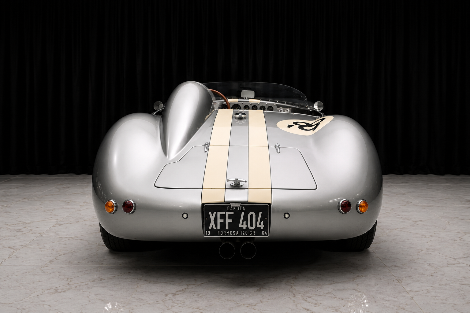 1964 Formosa 120 GR rear view with twin exhausts