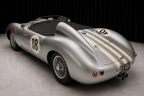 1964 Formosa 120 GR silver British roadster side profile